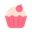external cupcake-food-and-delivery-victoruler-flat-gradient-victoruler icon