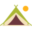 external camping-camping-victoruler-flat-victoruler icon