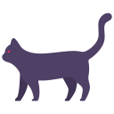 external black-cat-halloween-victoruler-flat-victoruler icon