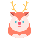 external deer-christmas-victoruler-flat-victoruler icon