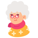 external grandmother-people-victoruler-flat-victoruler icon