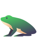 external frog-animals-victoruler-gradient-victoruler icon