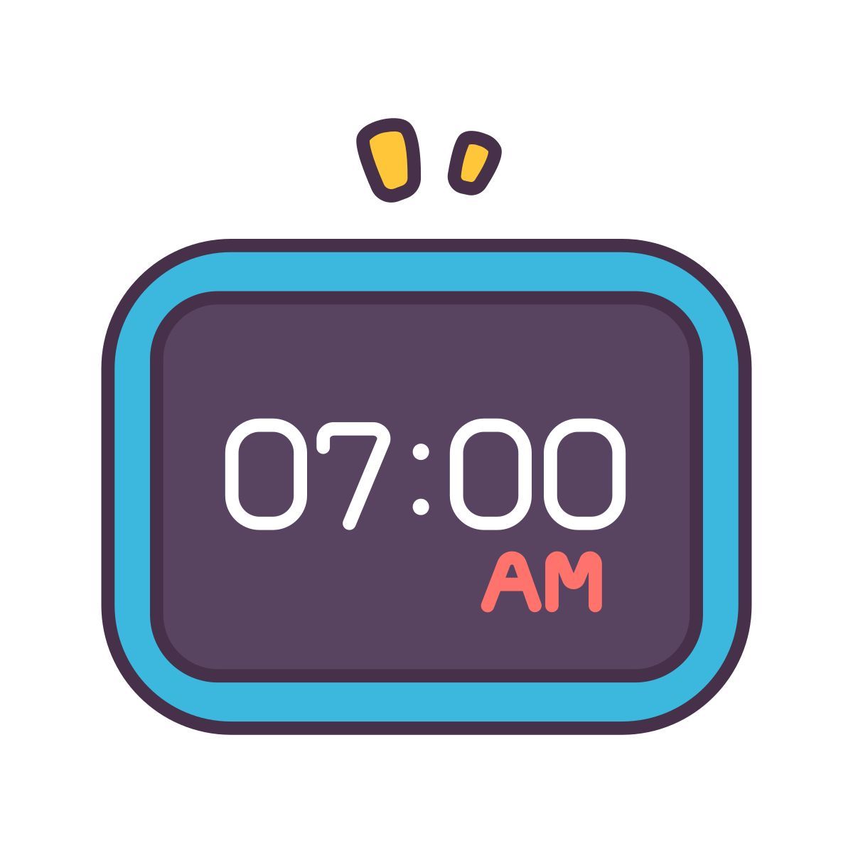digital alarm icon