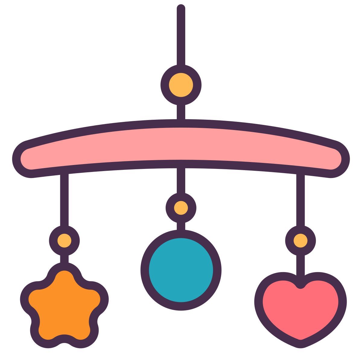 baby mobile icon