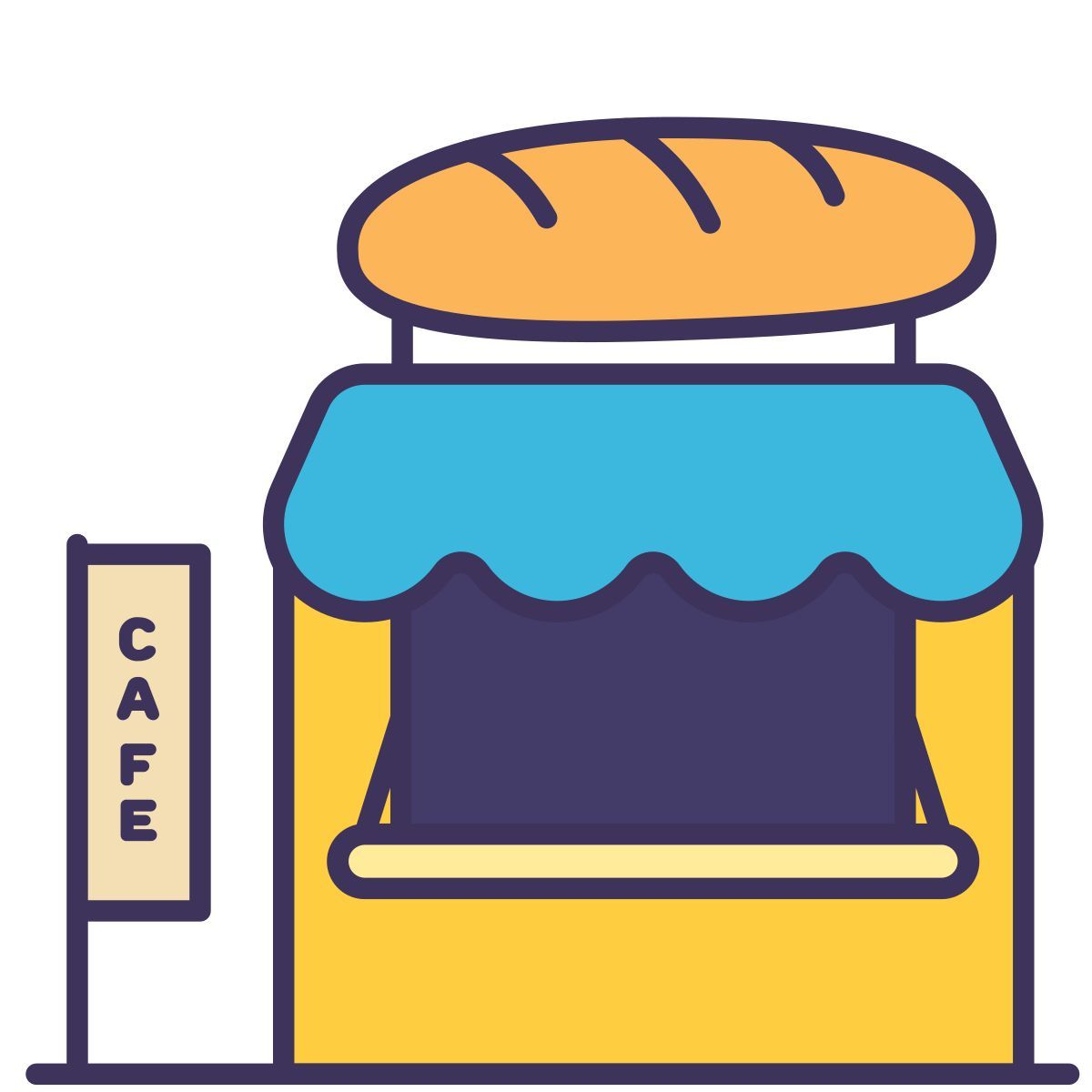bakery shop icon