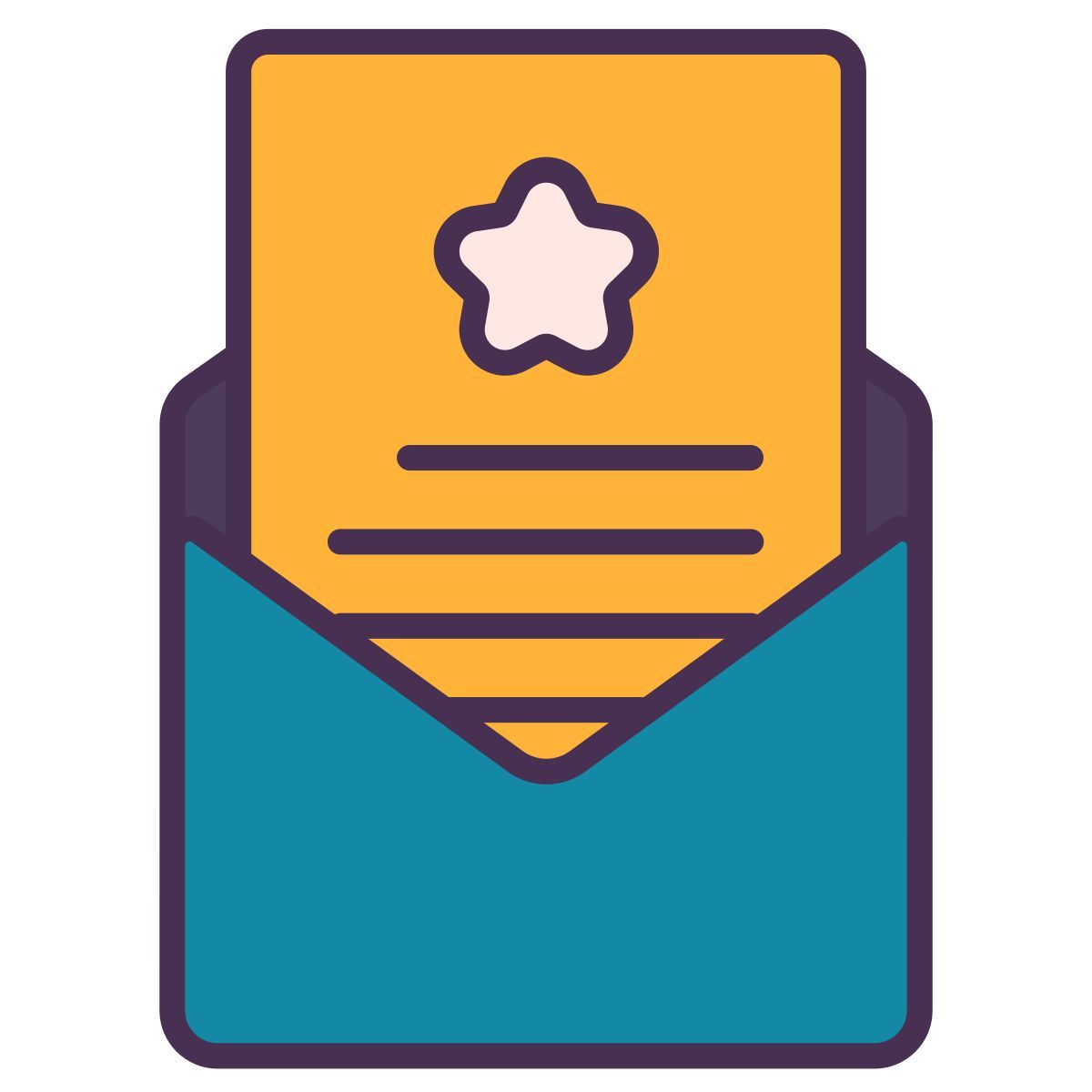 christmas card icon