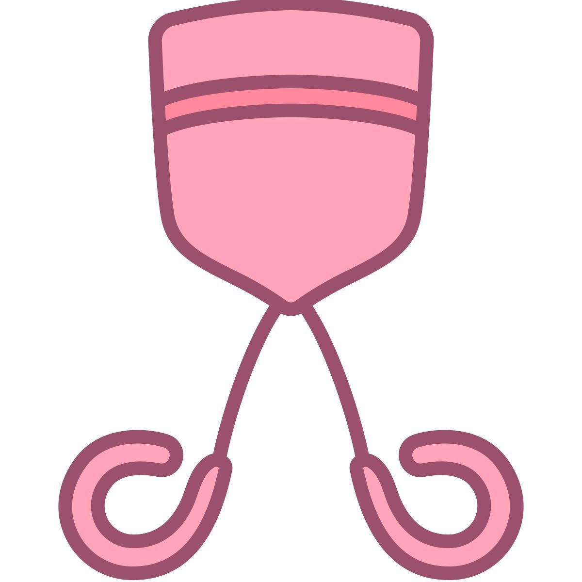 eyelash curler icon