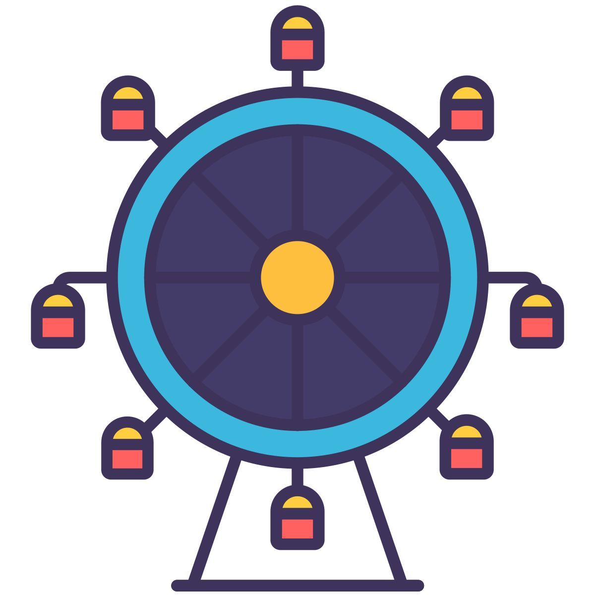 ferris wheel icon
