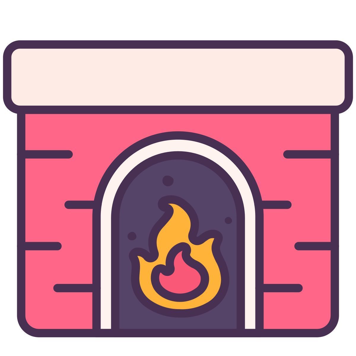 fireplace icon