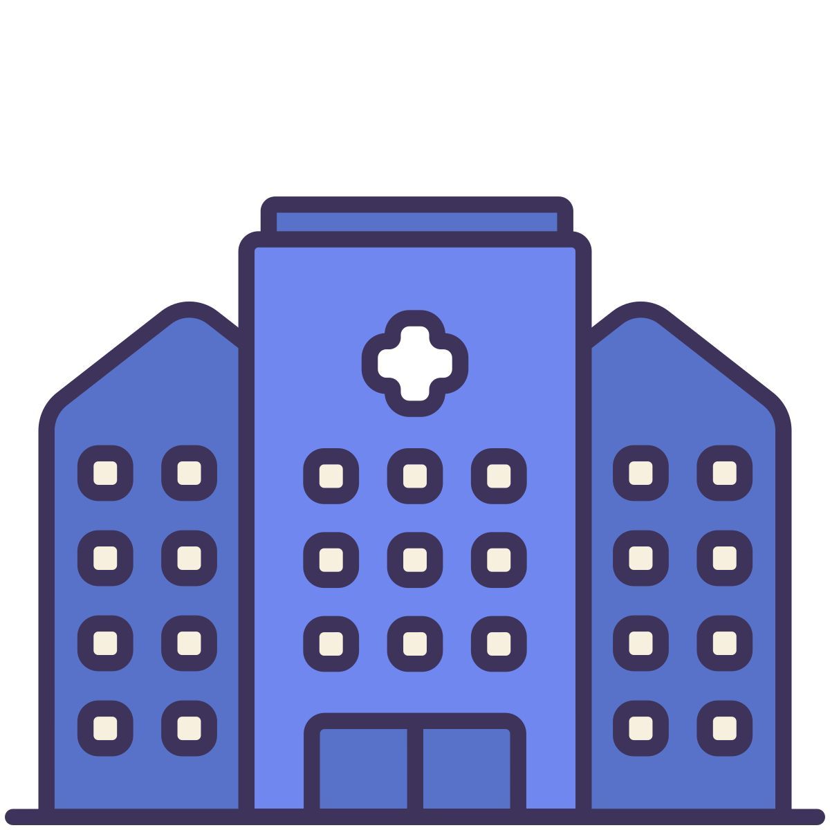 hospital building icon