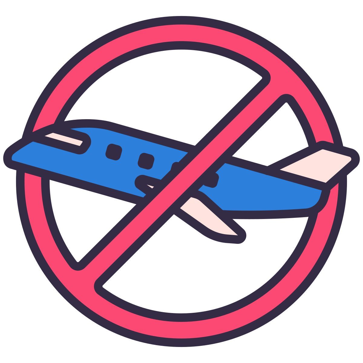 no flight icon