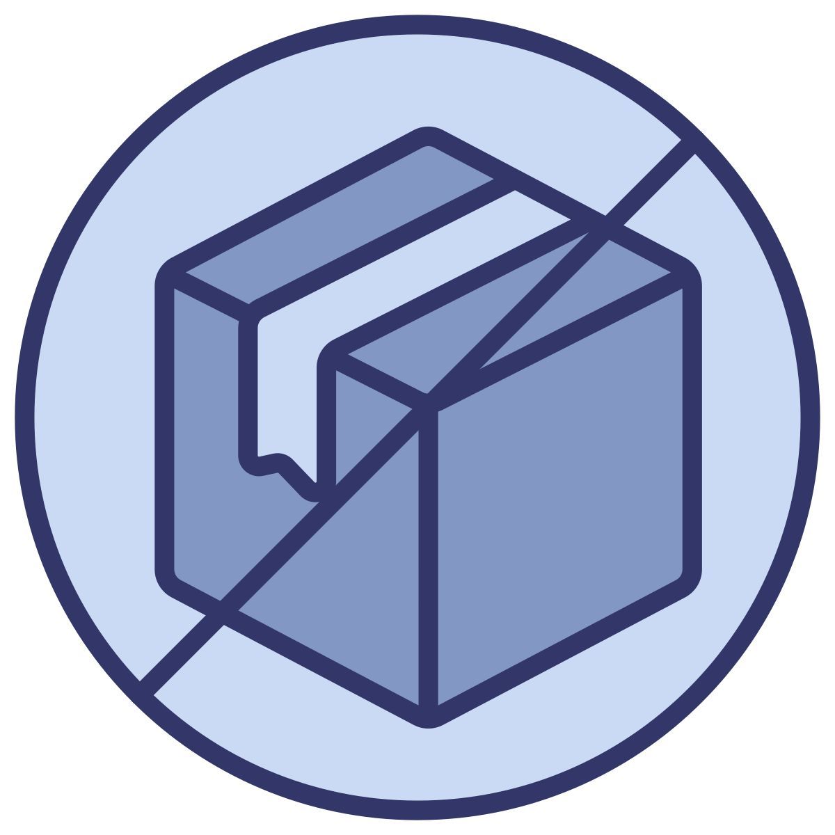 out of stock icon