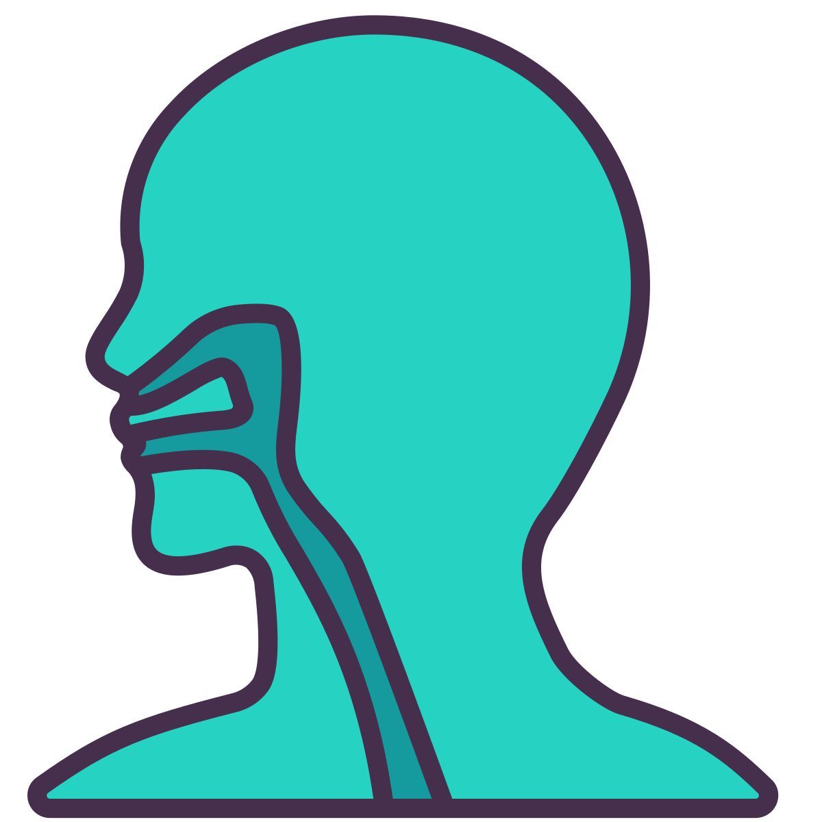 respiratory system icon