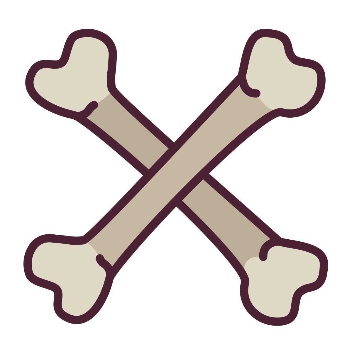 caveira e ossos icon