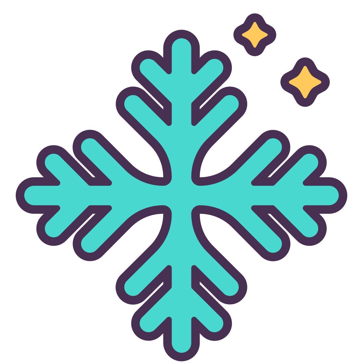 雪花 icon