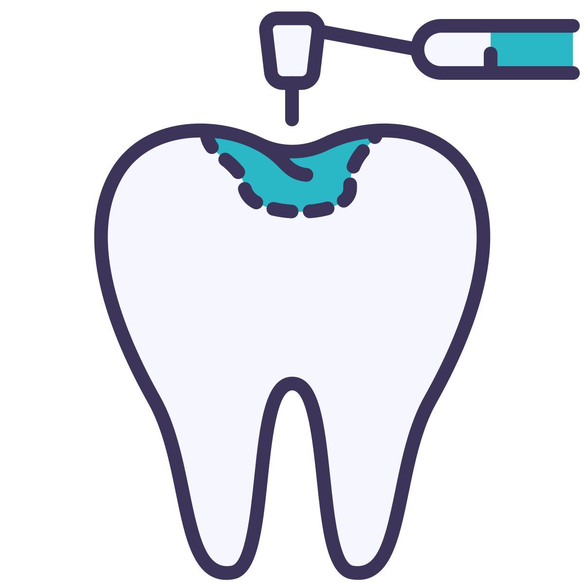 tooth filling icon