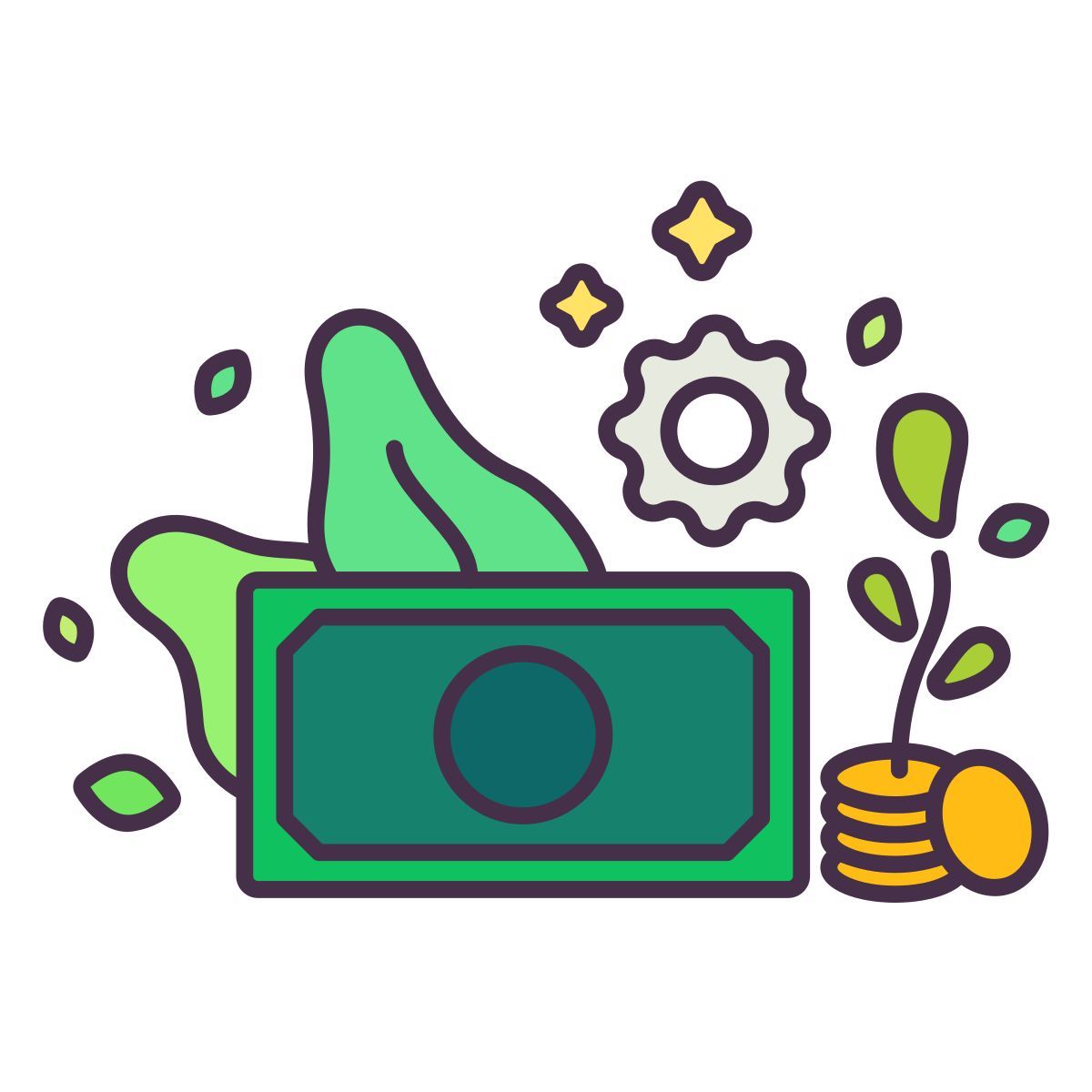 财富 icon