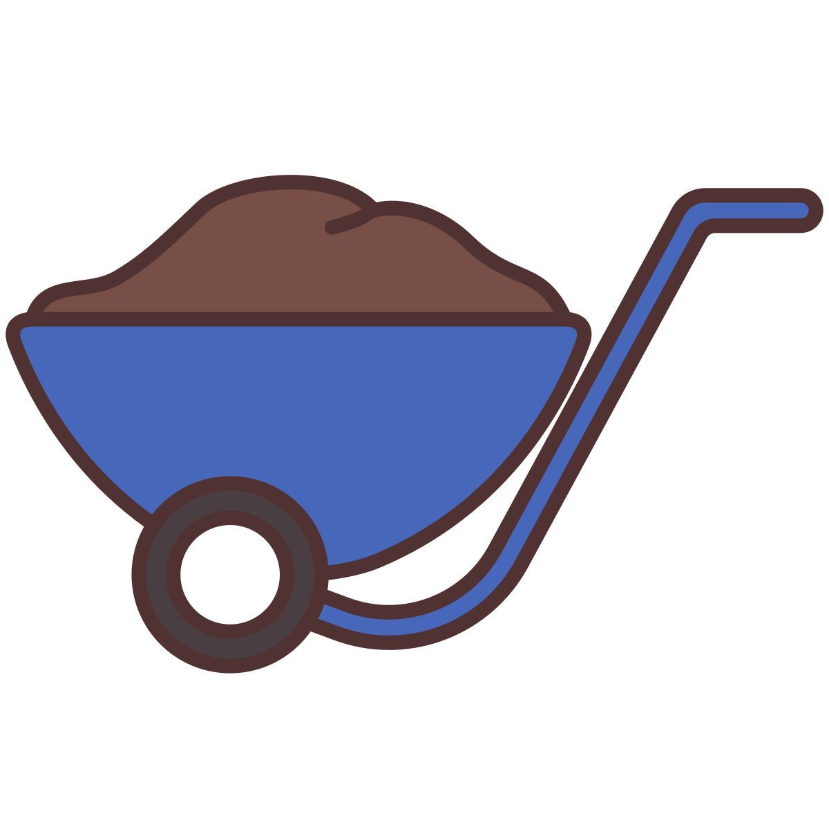 wheel barrow icon