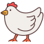 external chicken-farming-victoruler-linear-colour-victoruler icon