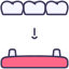 external dental-dental-victoruler-linear-colour-victoruler icon