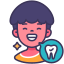 external happy-tooth-dental-victoruler-linear-colour-victoruler icon