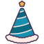 external party-hat-christmas-victoruler-linear-colour-victoruler icon