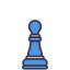 external pawn-chess-victoruler-linear-colour-victoruler-2 icon