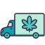 external transport-cannabis-victoruler-linear-colour-victoruler icon