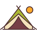 external camping-camping-victoruler-linear-colour-victoruler icon