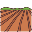 external land-farming-victoruler-linear-colour-victoruler icon