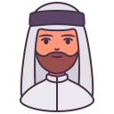 external muslim-occupation-and-people-victoruler-linear-colour-victoruler icon