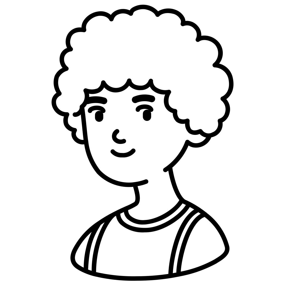 afro icon