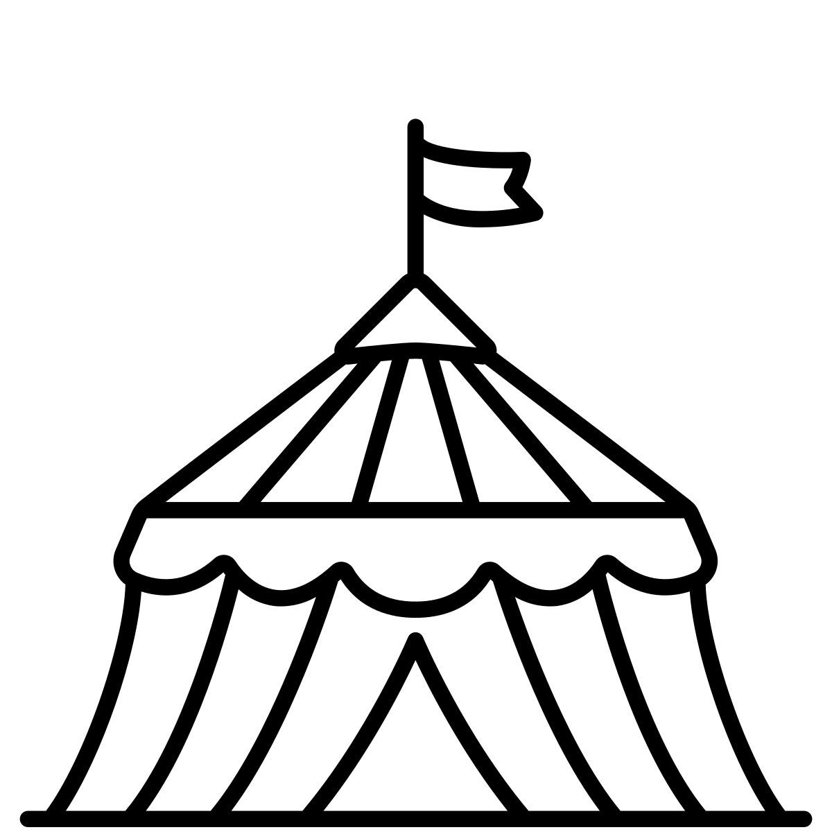 tendone del circo icon