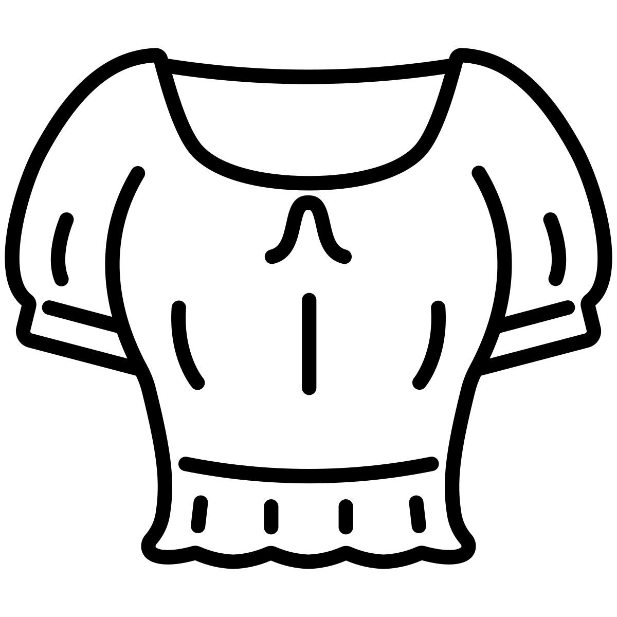 短款上衣 icon