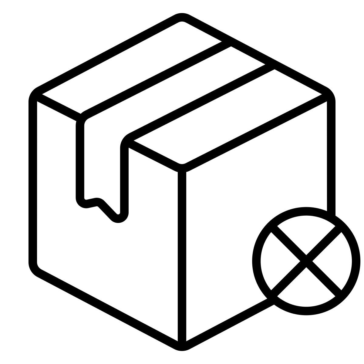 delivery cancelled icon