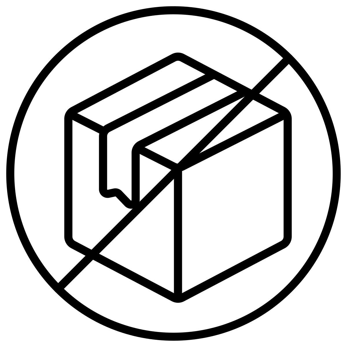 out of stock icon