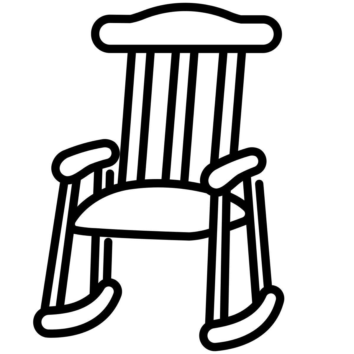 rocking chair icon