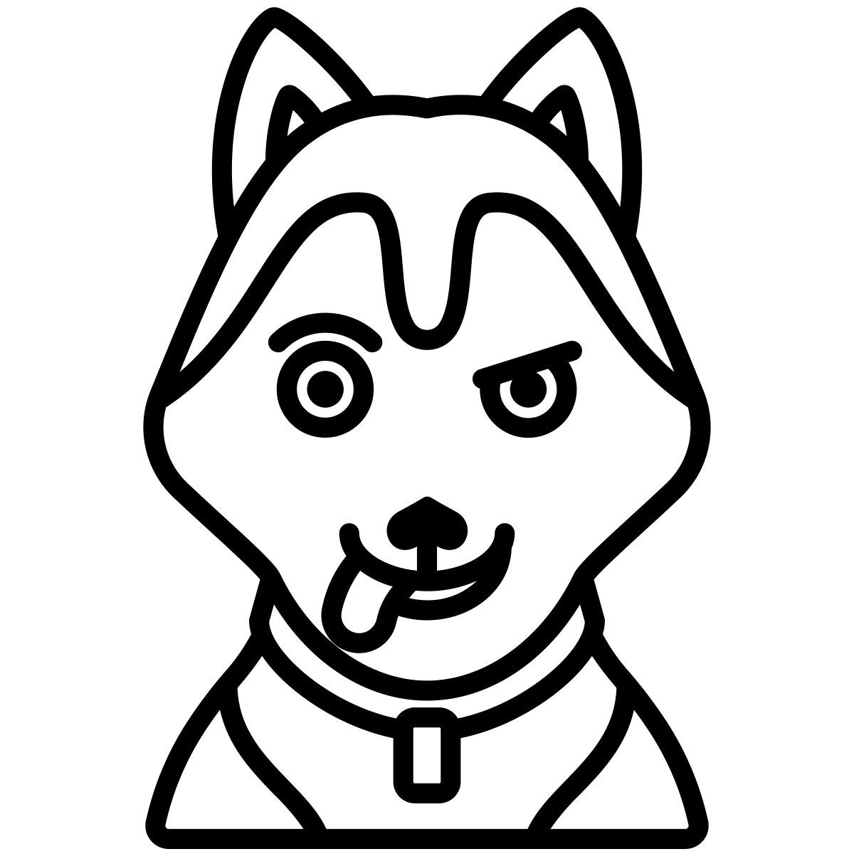 husky siberiano icon