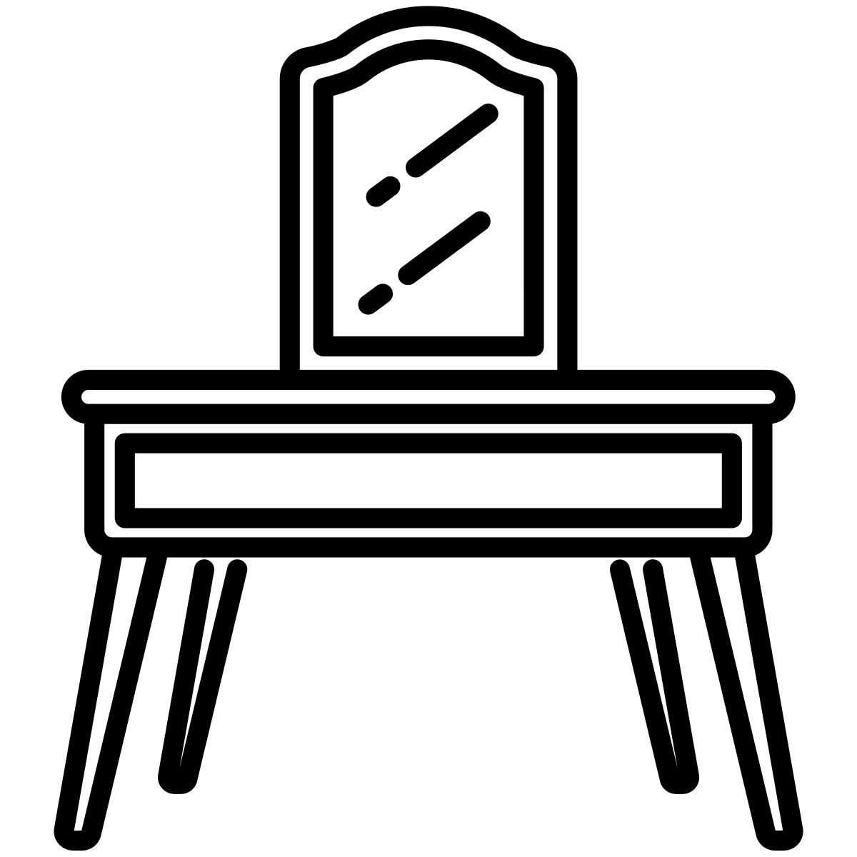 mesa de maquillaje icon