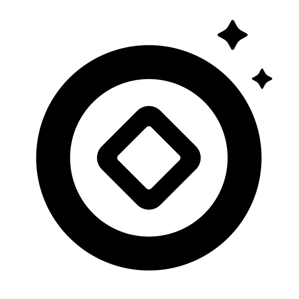 pièce de monnaie chinoise icon