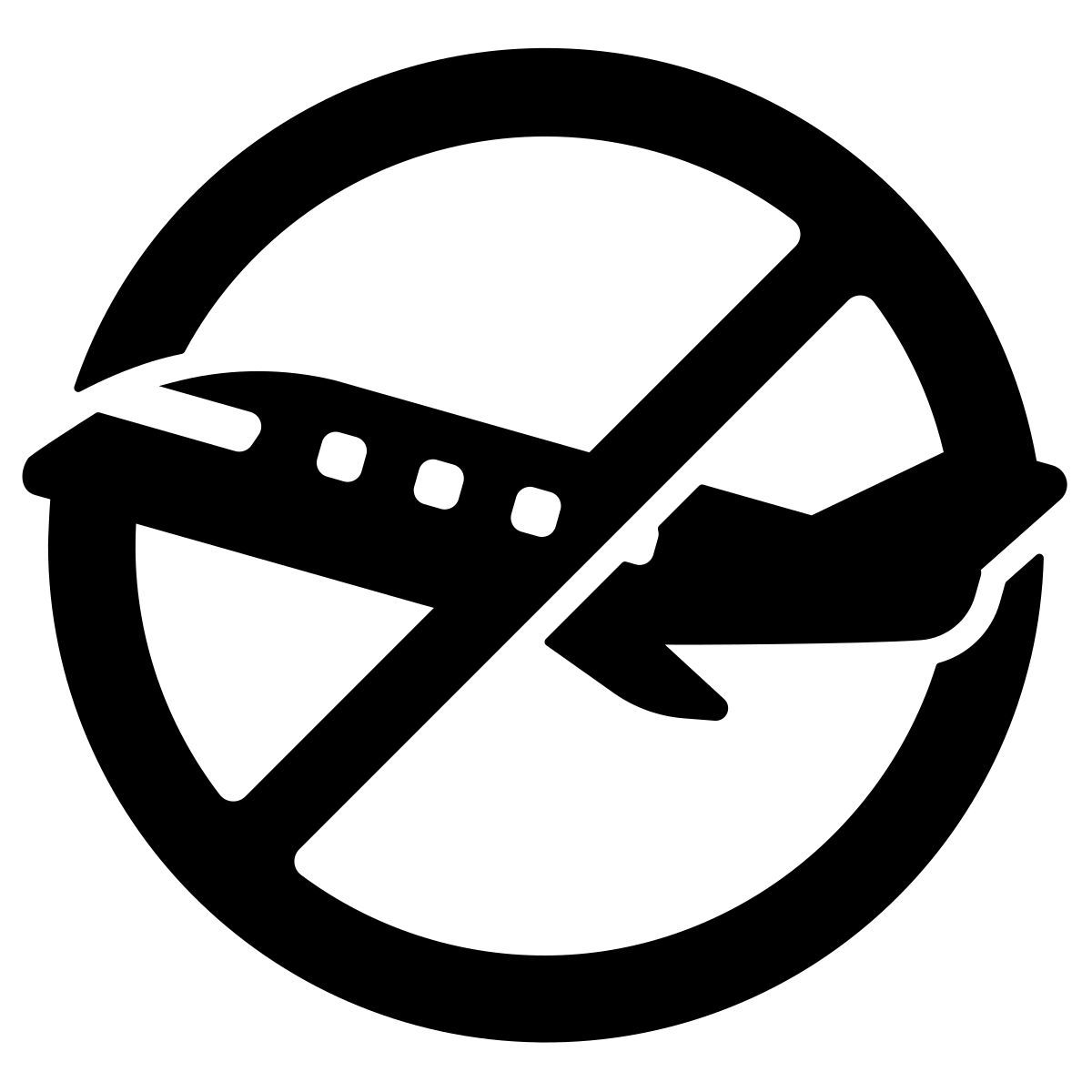 no flight icon