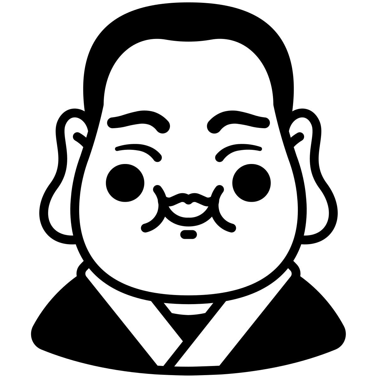 asian man icon