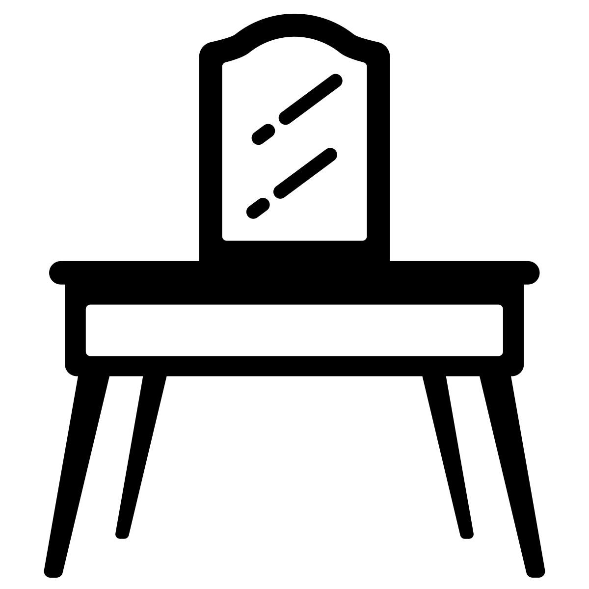 makeup table icon