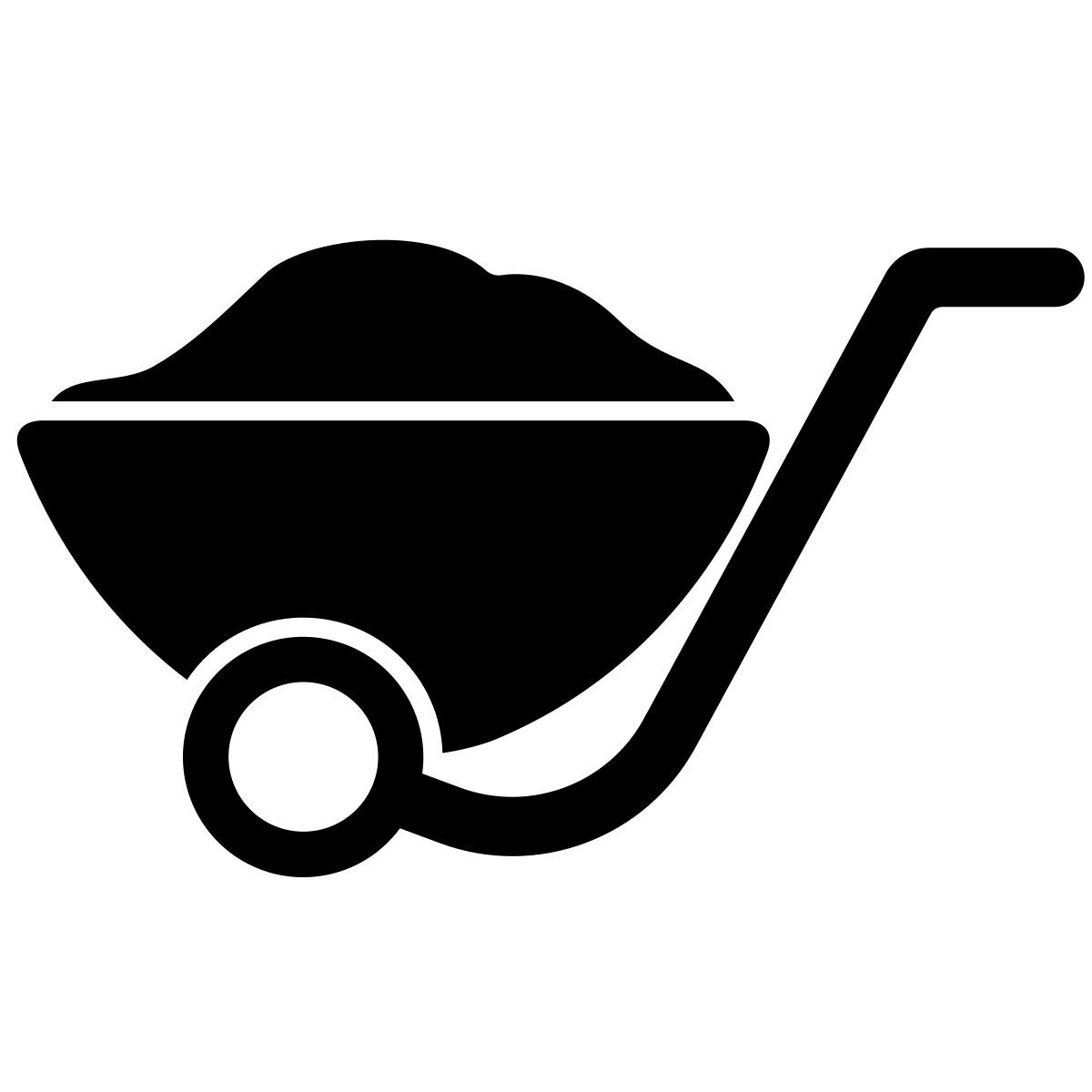 wheel barrow icon