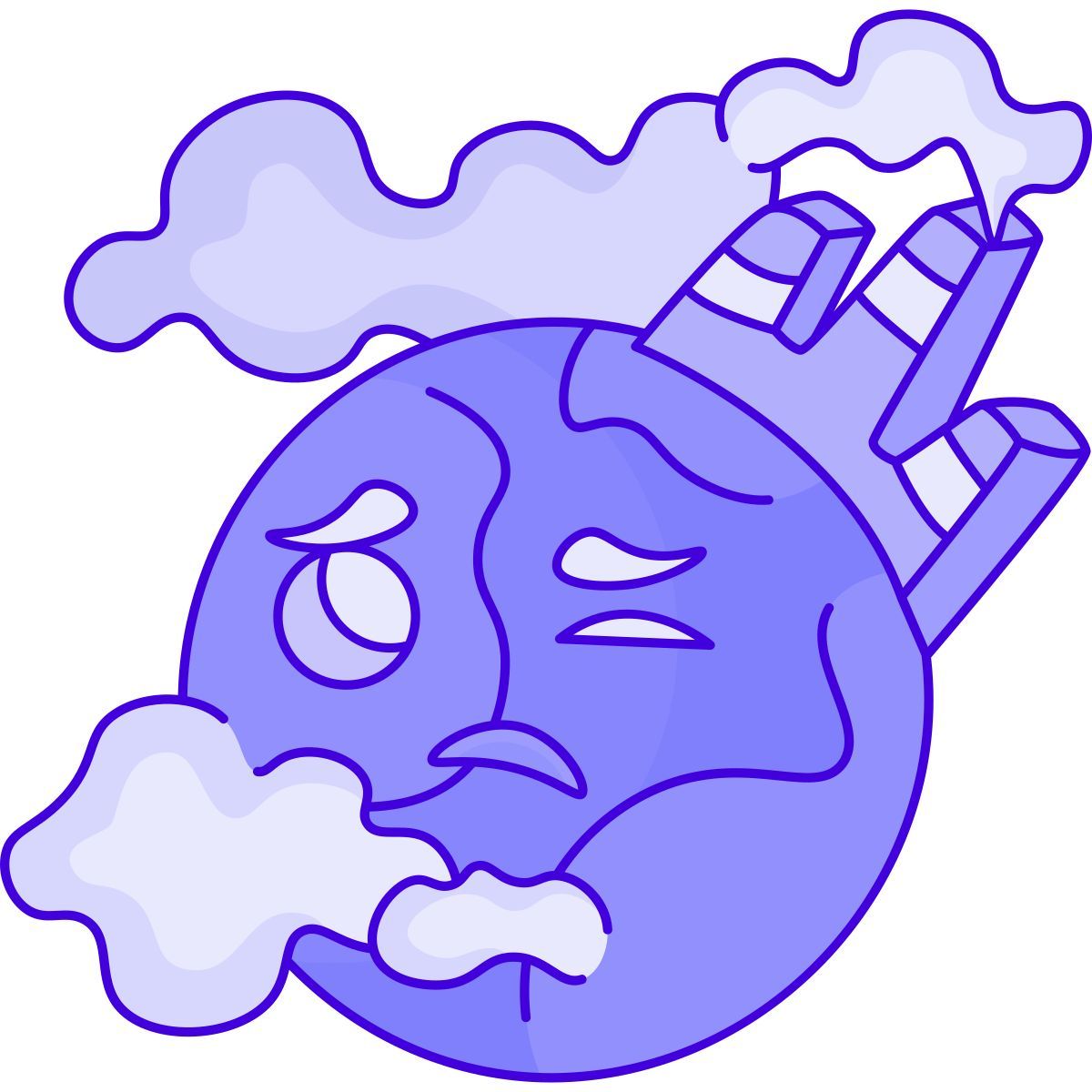 air pollution icon