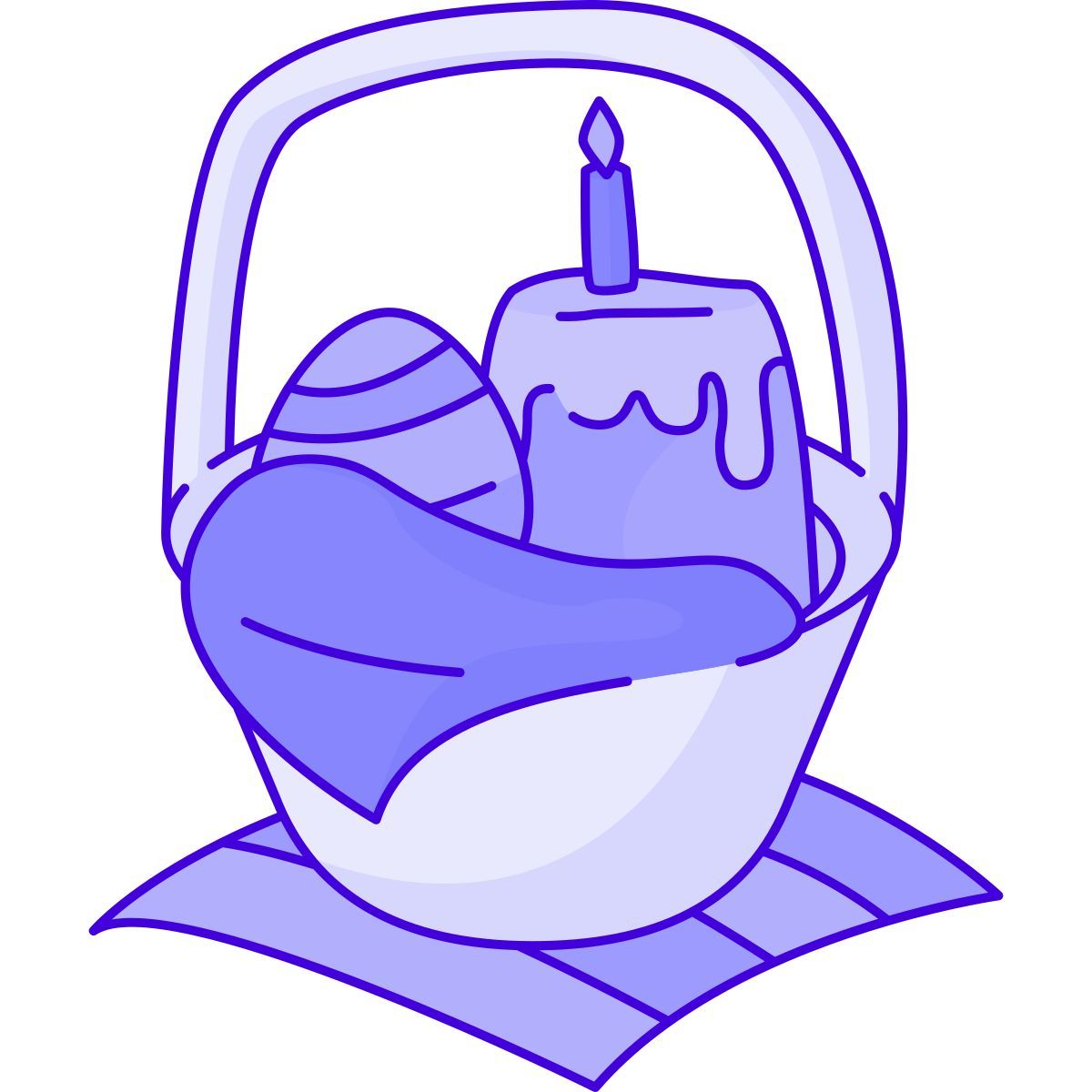 easter picnic icon