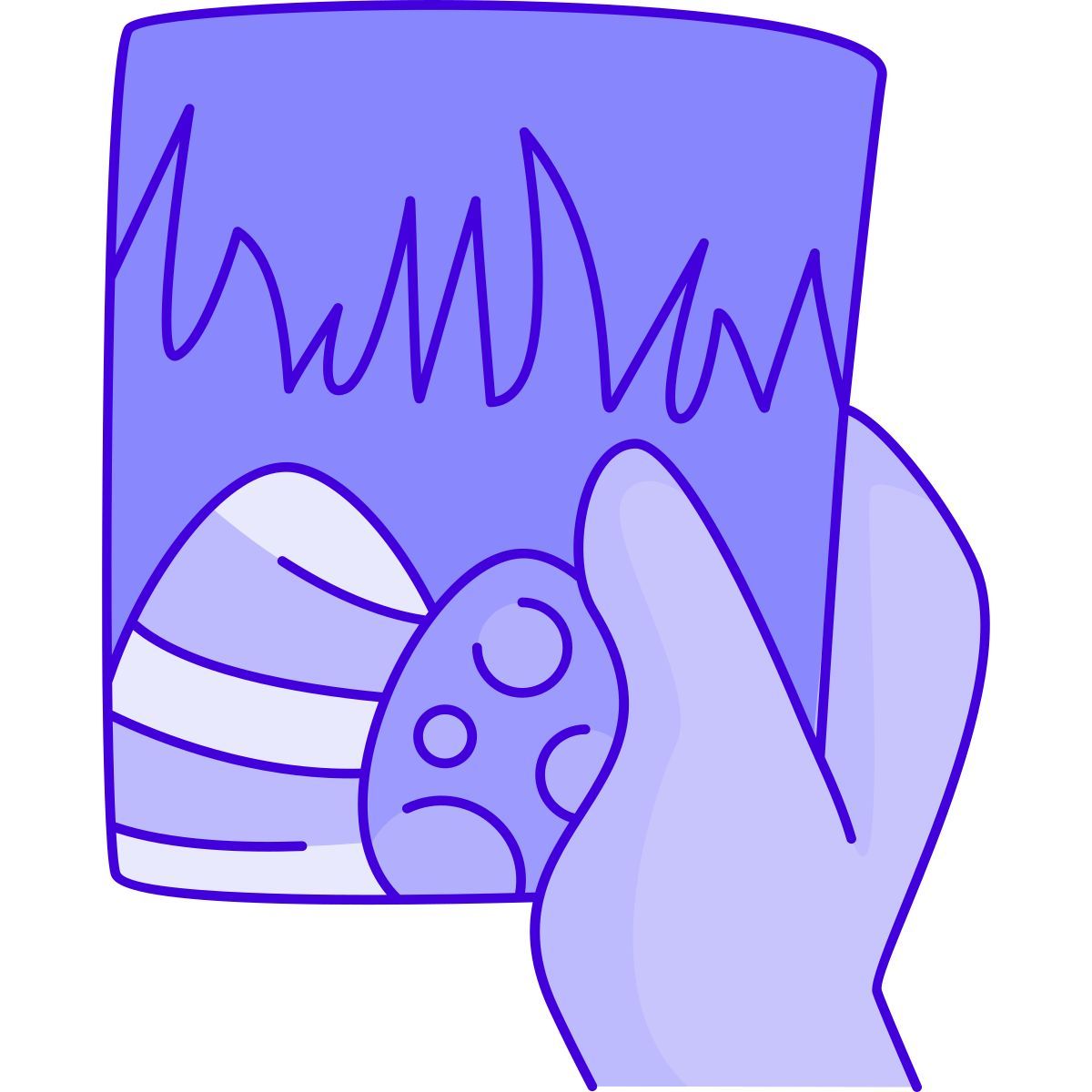 easter postcard icon