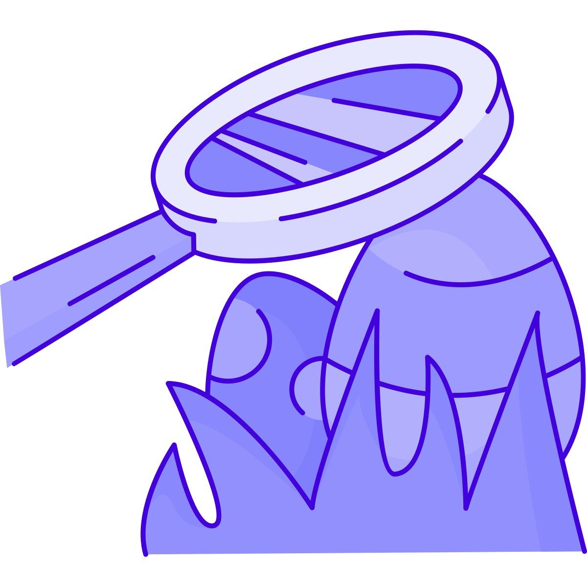 egg searching Icon