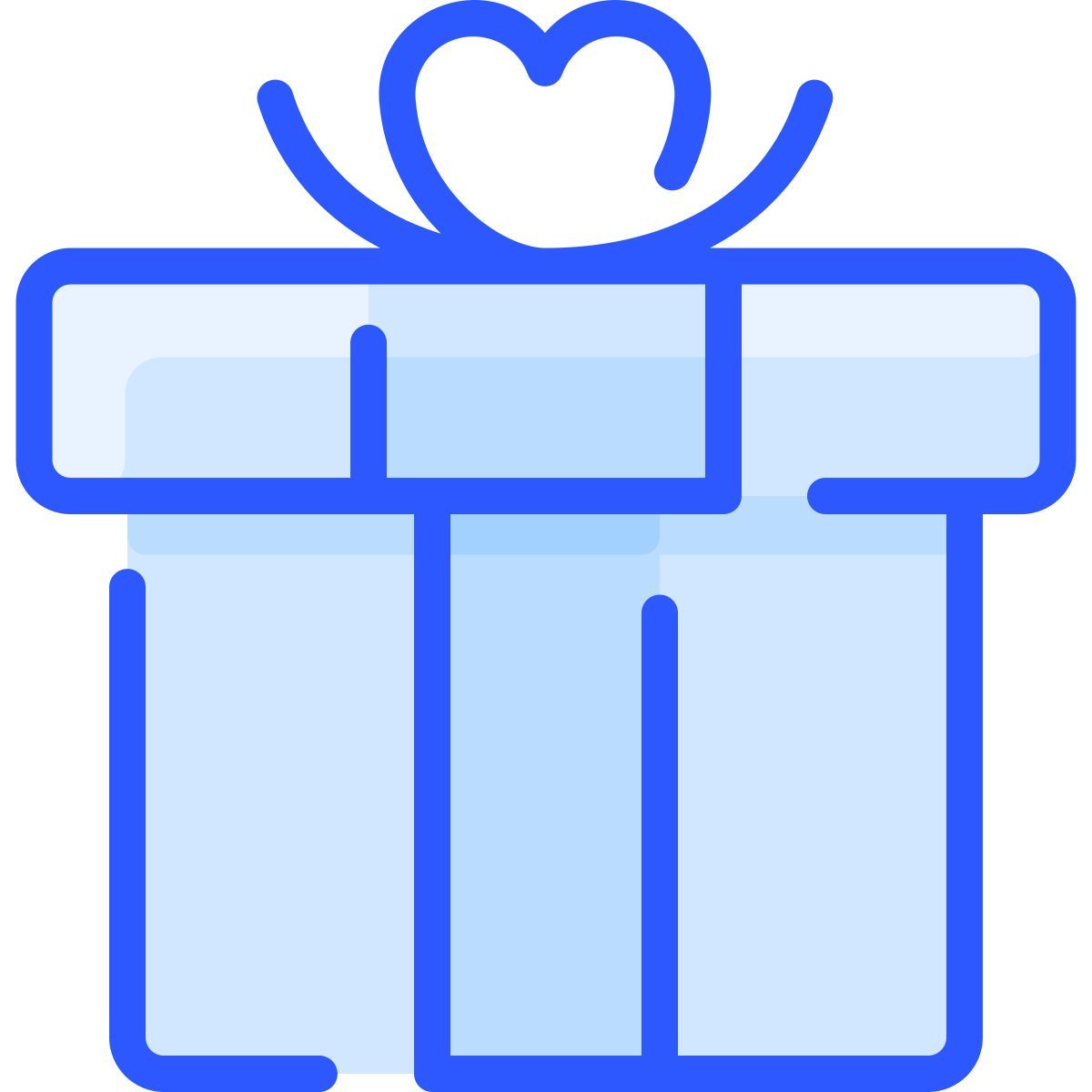 external gift box love vitaliy gorbachev blue vitaly gorbachev icon