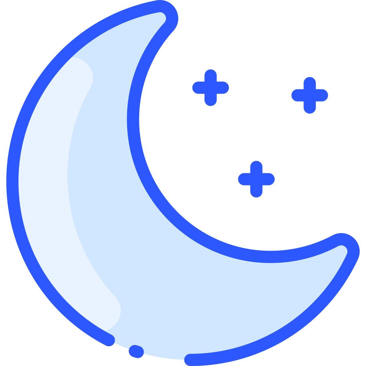 half moon icon